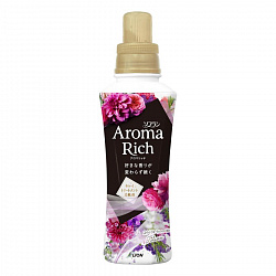Кондиционер для белья с натуральными маслами "Джульетт" LION Aroma Rich Juliette, 480 мл