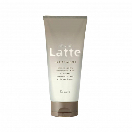 Маска для волос увлажняющая для мамы и ребенка KRACIE Ma & Me Latte, с молочными протеинами, аромат яблока и пиона, 180 г