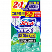 Дезодорирующий очиститель-цветок для туалетов KOBAYASHI Bluelet Stampy Super Mint, с ароматом мяты, запасной блок , 28 гр*3 шт.