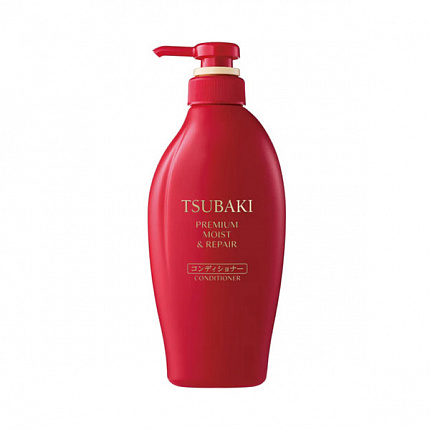 Экстраувлажняющий кондиционер для сухих волос Shiseido Tsubaki Premium Moist & Repair,  маслом камелии, 450 мл