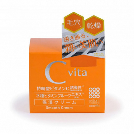 Антиоксидантный смягчающий крем Meishoku Cvita Smooth Cream с витамином С, 45г