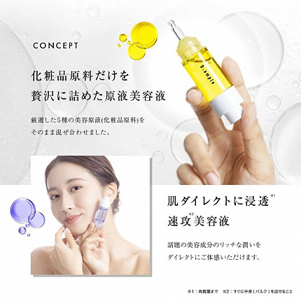 Концентрированная многокомпонентная сыворотка для лица "5 в 1" COSMETEX ROLAND B:ample Mix Clear, 10 мл
