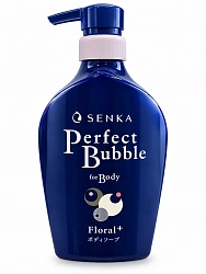 Гель для душа SENKA Perfect Bubble Floral Plus с цветочным ароматом, 500 мл