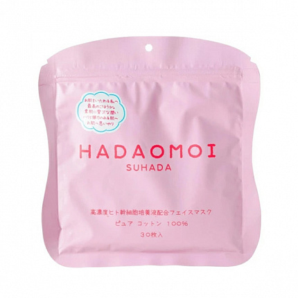 Антивозрастная увлажняющая маска для лица HADAOMOI SUHADA, 30 шт.