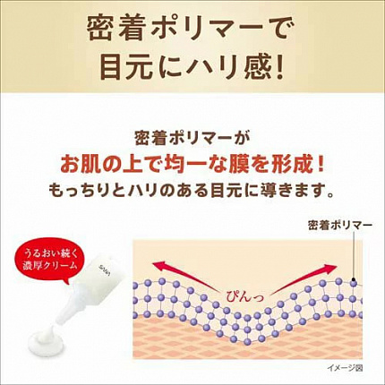 Крем - эссенция Sana Wrinkle  Eye Cream увлажняющий и подтягивающий для кожи вокруг глаз и губ с  ретинолом и изофлавонами сои, 20 г