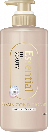 Кондиционер для повреждённых волос "Увлажнение и восстановление" KAO Essential The Beauty, 450 мл