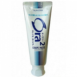 Зубная паста для удаления налета и профилактики кариеса SUNSTAR Ora2 Stripe Paste, со вкусом мяты, 140 г