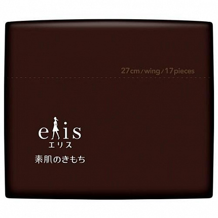 Ультратонкие особомягкие гигиенические прокладки DAIO Elis Ultra Slim Maxi (с крылышками) 27 см, 17 шт.