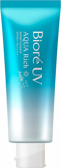 Водостойкая солнцезащитная эссенция для лица и тела KAO Biore UV Aqua Rich Watery Essence SPF 50+/PA++++, 70гр