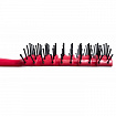 Профессиональная расческа для укладки волос Vess SKELTON BRUSH (с антибактериальным эффектом), цвет ручки - красный