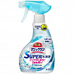 Пенящееся моющее средство для ванной комнаты KAO Bath Magiclean Super Foam Cleaning Green Herb No Remaining Scent Type, с антибактериальным эффектом, без запаха, 350 мл