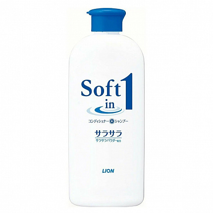 Шампунь с кондиционером "Смягчение" с фруктово-цитрусовым ароматом LION "Soft in 1" 200 мл (флакон с крышкой)