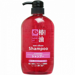 Шампунь для ухода за поврежденными волосами KUMANO Tsubaki Oil Damage Care Shampoo с натуральным маслом камелии, 600 мл