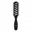 Профессиональная скелетная расческа VeSS HAIRSTYLING PRO Skeleton Brush для сушки и укладки волос, черная