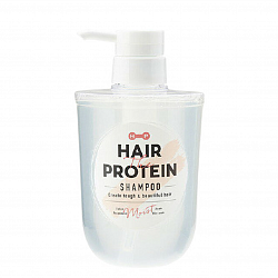 Восстанавливающий и увлажняющий шампунь для волос COSMETEX ROLAND Hair The Protein, с 6 видами протеинов, кератином и аминокислотами, 460мл