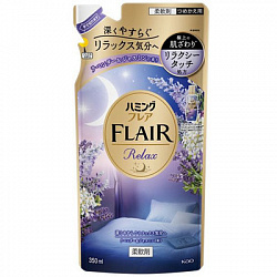Кондиционер для белья KAO Humming FLAIR Relax, концентрат, аромат Лаванда и жасмин, 350 мл