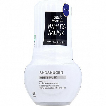 Жидкий дезодорант KOB Shoshugen White Musk для туалета с парфюмированным ароматом белого мускуса 400 мл