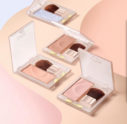 Пудровые румяна SB02 Sister (бежево-розовый) Excel Seamless Tone Blush