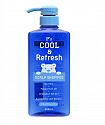 Освежающий шампунь для кожи головы KUMANO YUSHI P's COOL & Refresh с цитрусовым ароматом, 550 мл