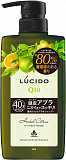 Шампунь для мужчин (40+) для глубокой очистки кожи головы MANDOM Lucido Deodorant Shampoo Herbal Citrus с флавоноидами, травяно-цитрусовый аромат, 450 мл