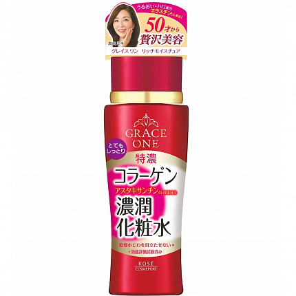 Лосьон для ухода за зрелой кожей лица KOSE Grace One Perfect Moisture Lotion, 180 мл