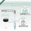 Зубная щётка отбеливающая Dentalpro Black Whitening, с платиновой коллоидной керамикой, мягкая
