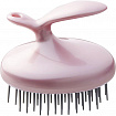 Массажная щетка для мытья головы VeSS Hairdressing Smooth Shampoo Brush, нежно розовая.