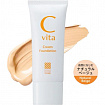 Основа под макияж с витамином С MEISHOKU Cvita Cream Foundation, универсальный тон, 30 г