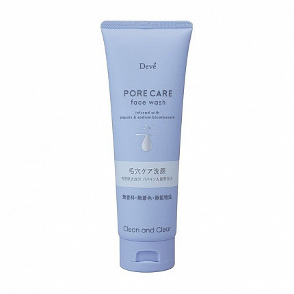 Пенка для умывания KUMANO YUSHI Deve Pore Care Facial Cleanser для глубокого очищение пор, 170 г